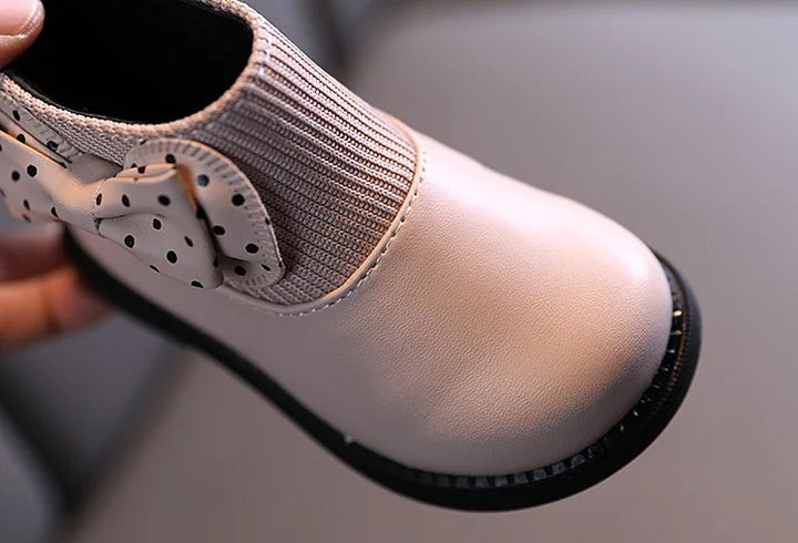 ботинки Kid Shoe Kid Plush Fashion Boots 2023 New Soft Leather Boot Versatile Ankle Boot Soft Soled Girl Boots Kids Cotton Boots