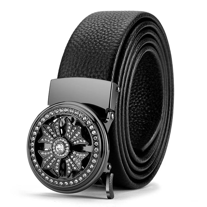 Men's Belt Leather Men Belts Waistband Automatic Belt for Man Mens Male Genuine Waist belts Business belts