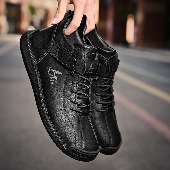 🆕 New 2024 Arrival – Handmade Leather Perfection
Upgrade your look with our Handmade Leather Sneakers & Ankle Boots – crafted for comfort, built for the outdoors, and designed for everyday style.
✅ Premium leather
✅ Solid color finish
✅ Urban + outdoor r