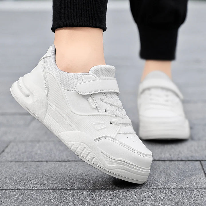 Kids Spring Sneakers Girls School Casual Shoes Outdoor Breathable Running Shoes Light Soft Tenis Pink Non-slip Children Shoes