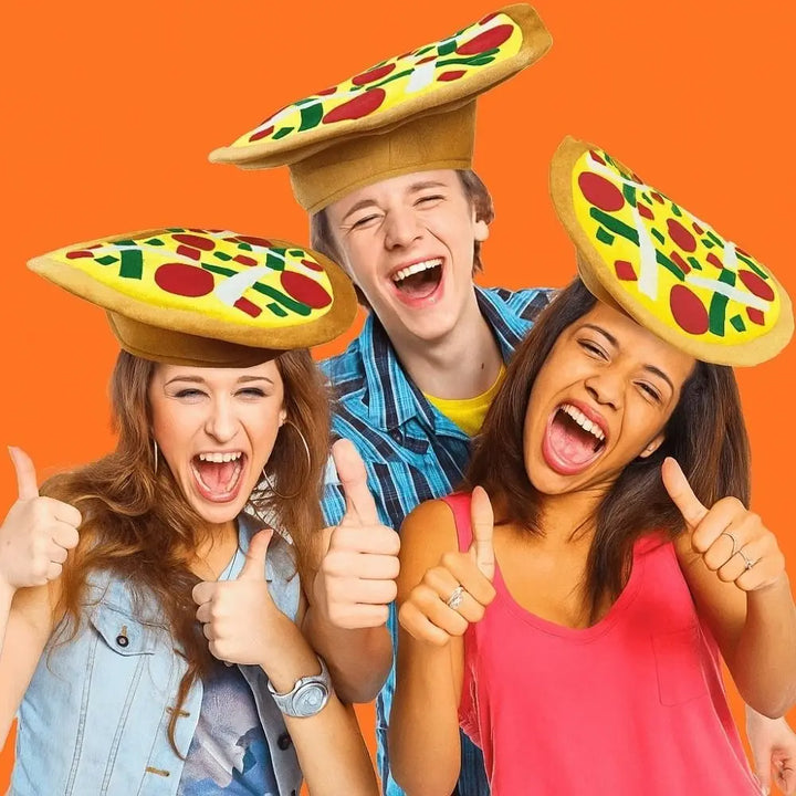 New Year Halloween French Fries Hat Cloth Personalized Taco Hair Hoop Yellow Head Accessories Creative Pizza Hat Headwear