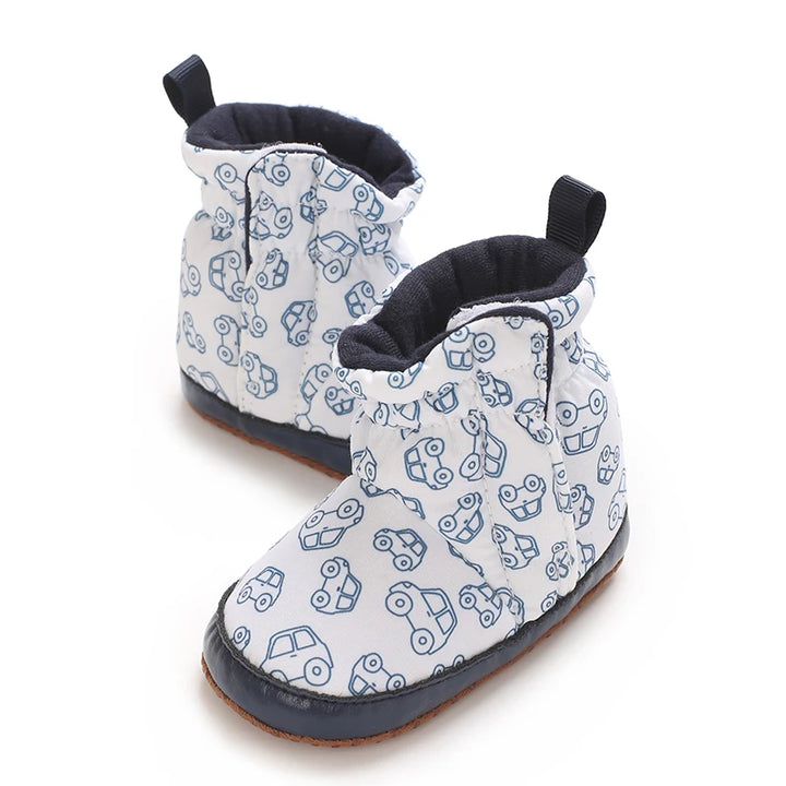 Baby Boots Cartoon Cute High Quality Soft Cotton 0-18M Newborns' Pre Step Shoes Suitable for Spring and Autumn Fashion