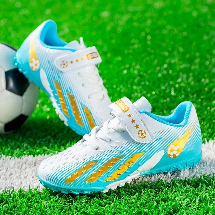 Kids Football Boots Society Cleats Soccer Shoes Boys Indoor Football Field Boots Children Non Slip Fast Training Sneakers Match
