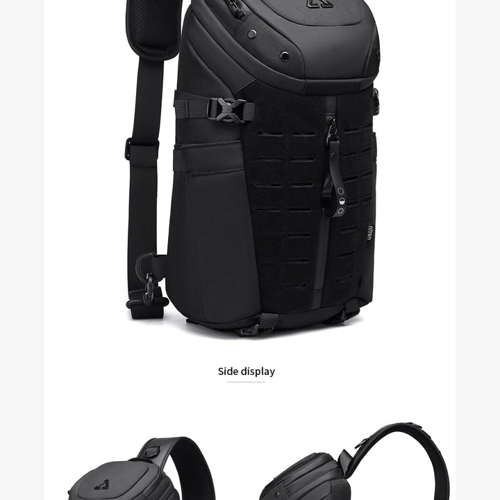 OZUKO Large Capacity Men Shoulder Bag Waterproof Sling Crossbody Bags for Man Short Trip Messenger Bag Fashion Quality Chest Bag
