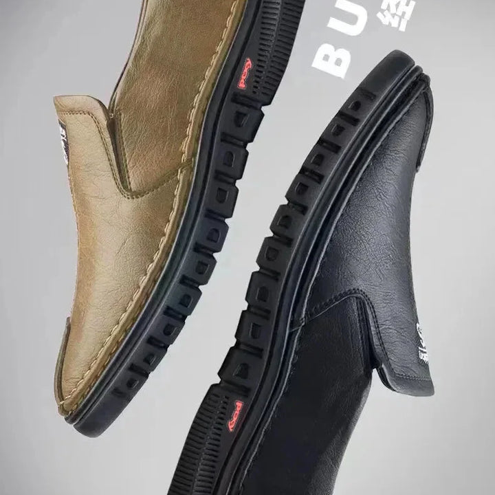 Men's shoes comfortable fashion synthetic leather shoes soft sole soft surface non-slip men's leather shoes
