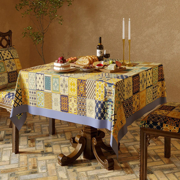 Dustproof Plaid Table Cloth Korean Tablecloth Simple Dining Desk Cover Rectangle Photo Background Cloth Living Room Decor 식탁보