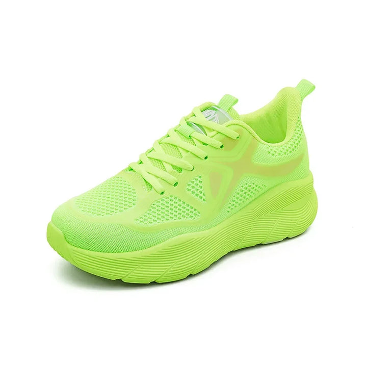 Sports Sneakers for Women Versatile Thick Soled Casual Breathable Running Shoes Soft Sole Slip-Resistant for Everyday Use