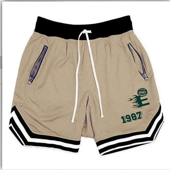 Men's Basketball Shorts Sports Fitness Wear Multifunctional Running High Quality Casual Elastic Waist Comfortable Short Pants