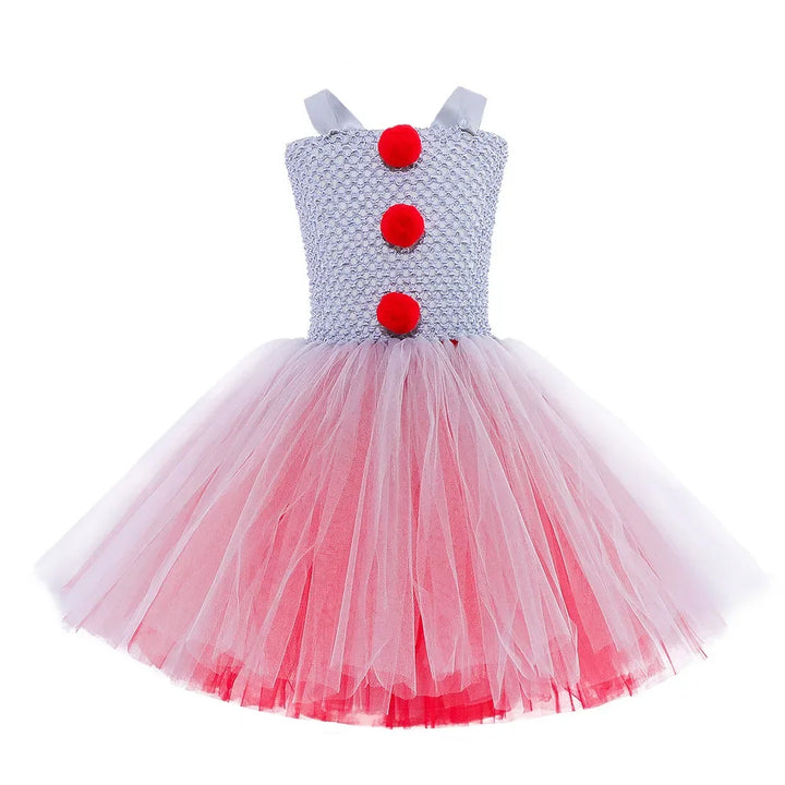 2-12Y Halloween Costumes Girl Tutu Carnival Party Cosplay Dresses Costume Party Dress Up Clothes Children's Holiday Gifts