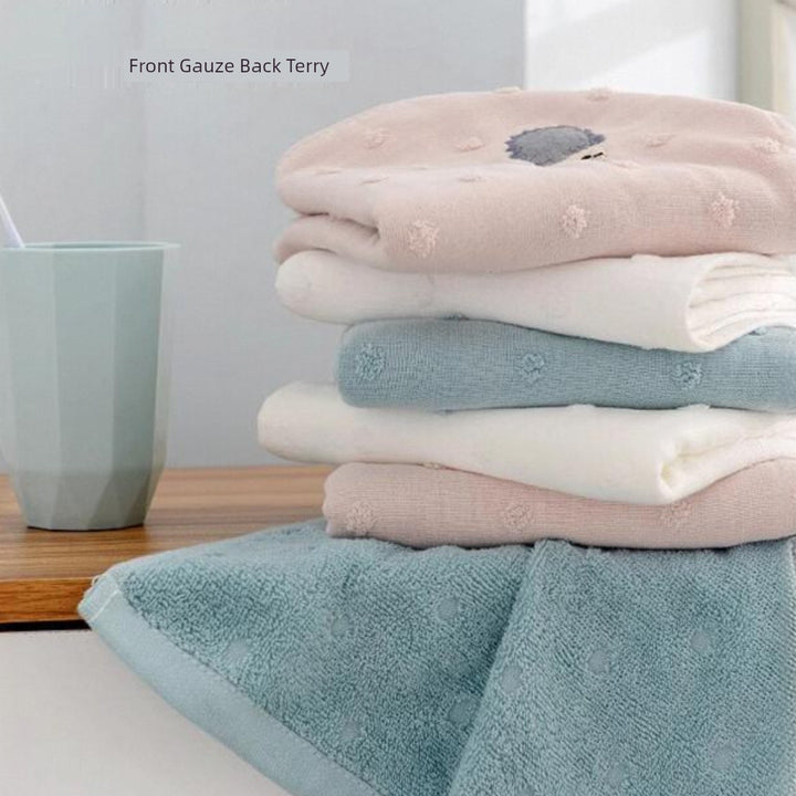 Towel Couple Kids Soft Absorbent Pure Cotton Gauze