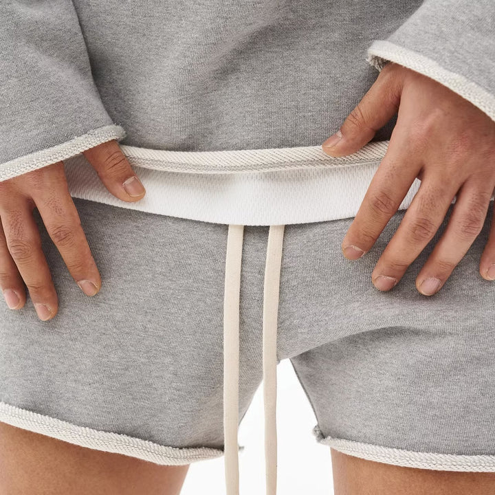 Men Shorts Casual Short Pants Ripped Cotton Gym Shorts Men Jogger Workout