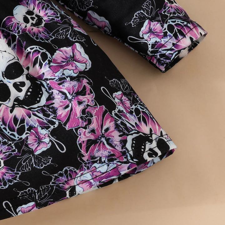 Spooky with a Touch of Magic!
Colorful butterfly details meet skeleton style in this comfy long sleeve dress. Perfect for Halloween, school events, or themed parties.
🦋 Includes: Butterfly skeleton dress
🎃 Occasions: Halloween, carnival, school plays
💀