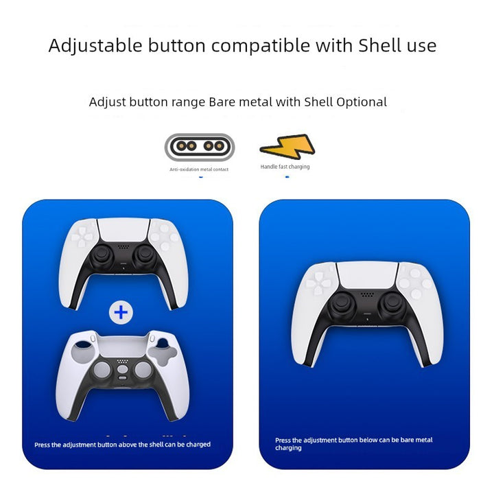 Good Value Ps5 Handle Charging Set Support Silicone Case Charging Ps5 Elite Handle Charging Base Double Charging Accessories