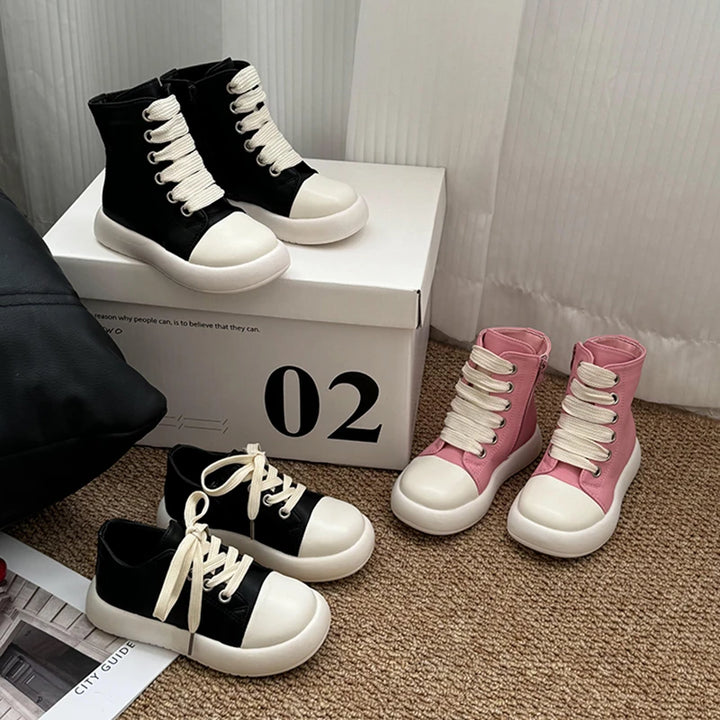 Children's Boots Autumn and Winter New Korean Style Short Boots for Boys and Girls Waterproof Mid-Calf Baby Girl Leather Boots Fashionable Brand Shoes