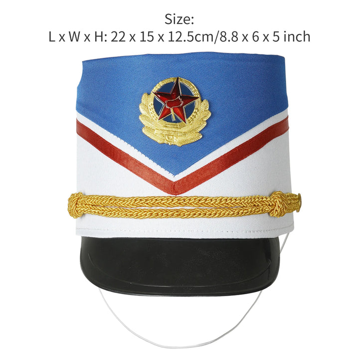 Nutcrackers Hat - Soldier Hat - Drum Major Hat - Marching Band Hat - Children Adult Halloween Cosplay Soldier Costume Party Hat