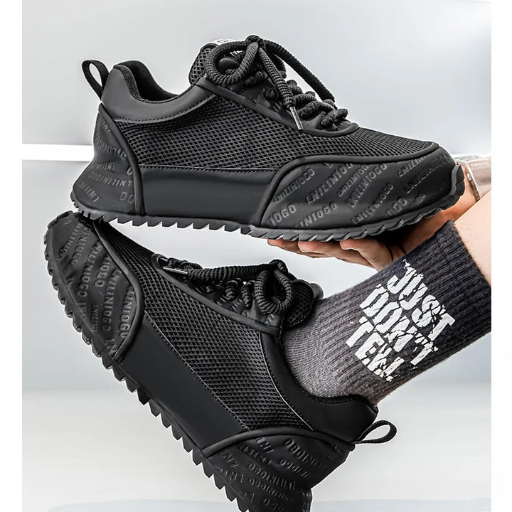Men's Shoes - 2025 Summer New Style Anti-slip and Wear-resistant Sports Shoes with Breathable Mesh Surface and Casual Style