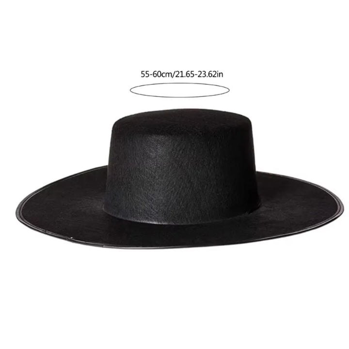 Halloween Zoro fuzz ball Mexican Sombrero Hats Wide Brim Design Carnival Costume Jazz Hats Photo Shoot Props Festival Gift