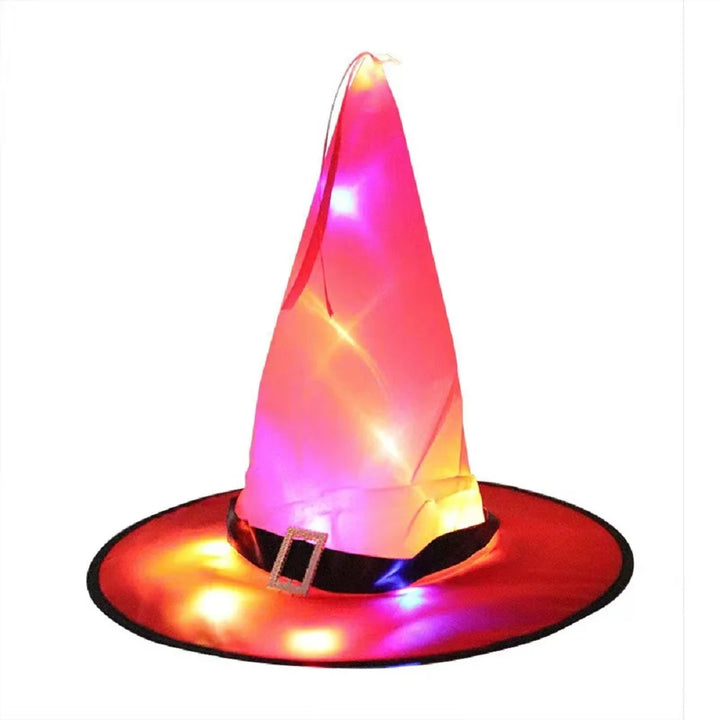 Halloween Glowing Hat Children Adult Party Dance Party Dress Up Witch Hat Halloween Decoration Halloween Mask декор для дома