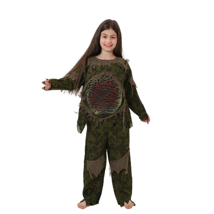 Halloween Cosplay Costume Purim Costume Horror Style Play Clothes Boys Girls Holiday Party Funny Garment Anime Zombie Suit