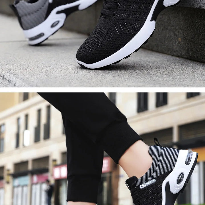 Shoes men 2025 new trend men's shoes breathable lace-up running shoes Korean version light casual sports shoes