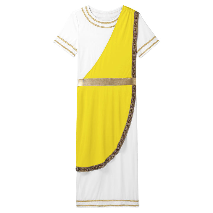 Halloween Men Ancient Greek Roman Toga Adults Retro Gold Cosplay Costume Long Robe Carnival Theme Party Fancy Dress Outfits