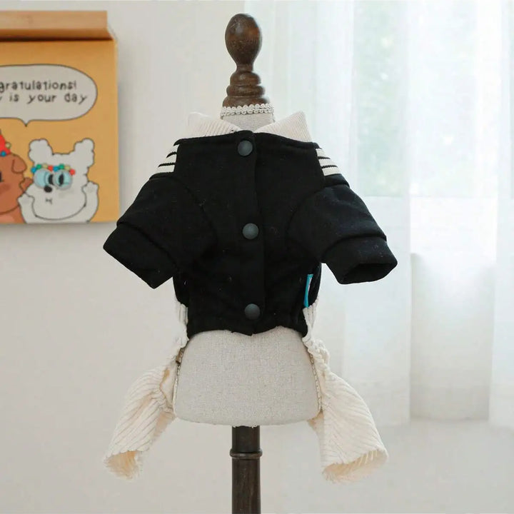 Pet Clothes, Dog and Cat Clothes, Cute Four-Legged Admiration Overalls