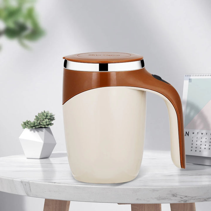 New Automatic Stirring Magnetic Mug Creative Stainless Steel Electric Smart Mixer Coffee Milk Mixing Cup Water Bottle Mark Cup