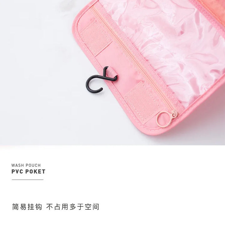 High Quality Cosmetic bag travel portable large-capacity hook wash bag multifunctional portable cosmetic storage finishing bag