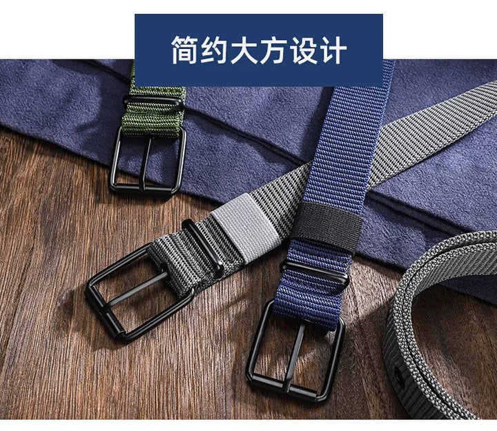 Men Belts Canvas Nylon Webbing Tactical Belt Fashion Casual Designer Unisex Belts High Quality Sports Strap