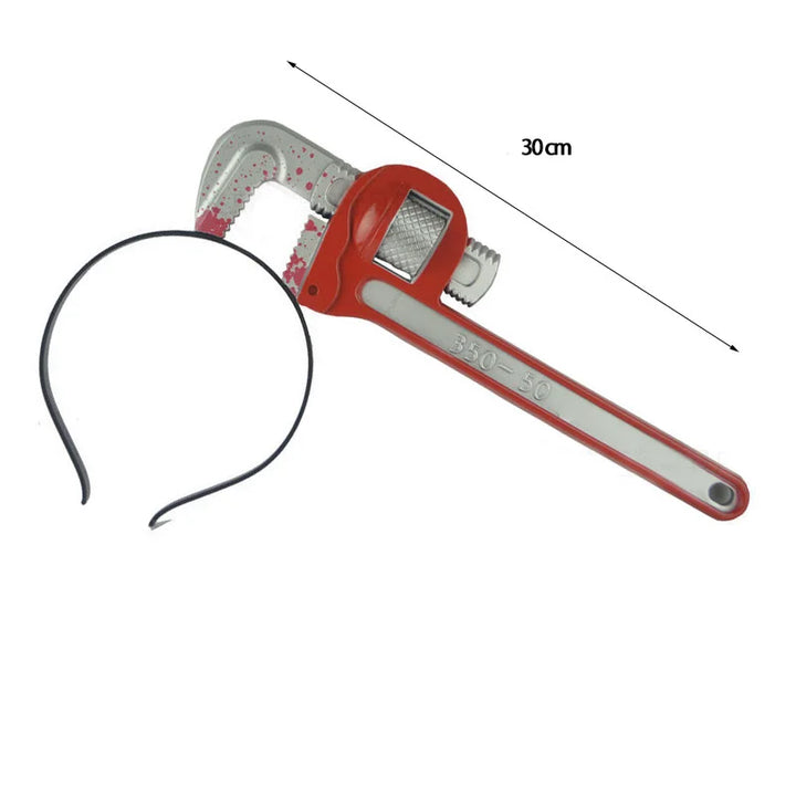Halloween Hair Hoop Horror Blood Fake Ax Saws Knife Gothic Headband Halloween Party Masquerade Cosplay Prop Decor Accessories