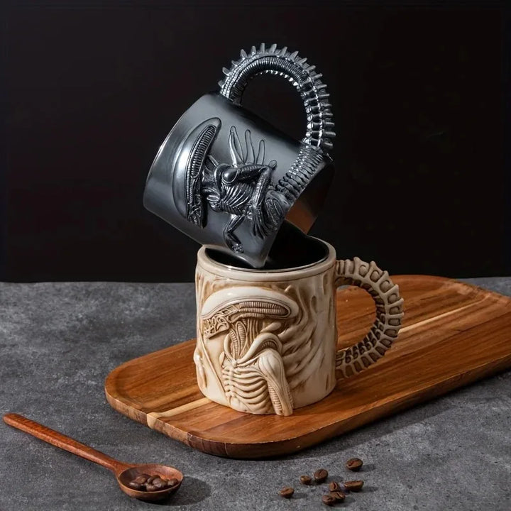 3D stereoscopic new type of mug shaped coffee cup resin handicraft