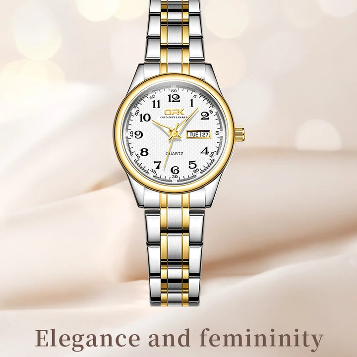 OPK 8110 Watch For Women Quartz Watch Waterproof Classic Luxury Brand Ladies Watch Stainless Steel Strap Watches Reloj Mujer