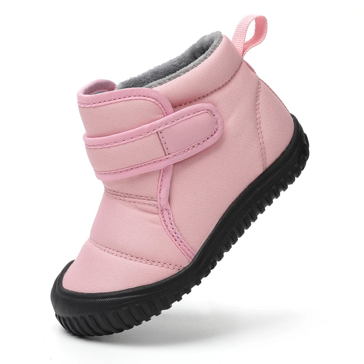 New 2024 Kids Snow Boots Girls Ankle Winter Boots Warm Plush Boys Fur Shoes Children Platform Boots Size 20-28