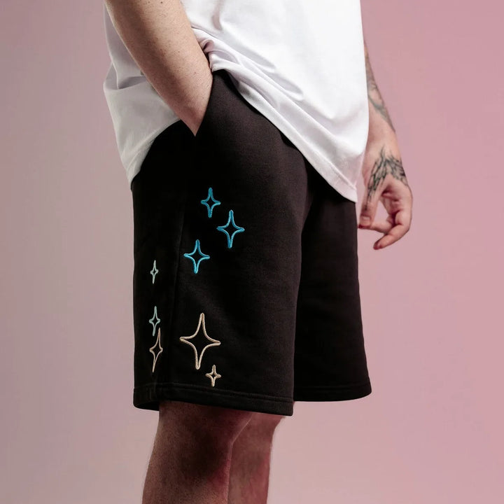 Streetwear Men's Shorts созвездие Stars Graphic Print Oversized Jorts Baggy Harajuku Short Pants Y2k Unisex Clothing Korean Goth