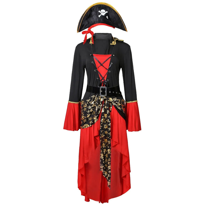 Halloween Costumes Female Pirates Clothing Girls Sexy Cosplay Game Uniforms Large Size Comic-con Anime Expo Anime Expo Xxl