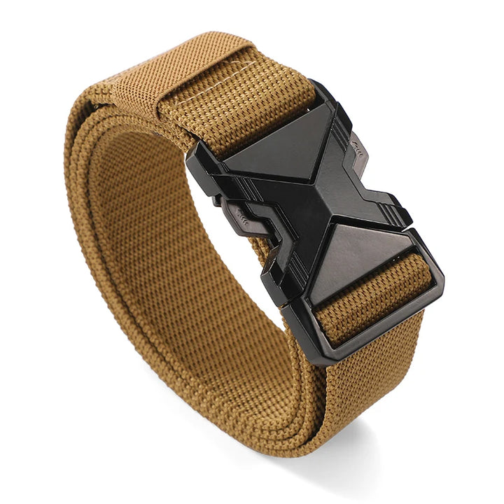 New Quick Release Pluggable Buckle Sports Belt Breathable Men Belts For Men Pants Belt