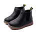 Retro Style Children Boots 2023 Autumn Winter Fashion Kids Solid Casual Cotton Shoes for Toddler Boys Girls Leather Boots