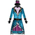 Halloween Alice In Wonderland Clock Mad Hatter Cosplay Costume Sexy Adult Women Magic Show Tuxedo Fancy Dress