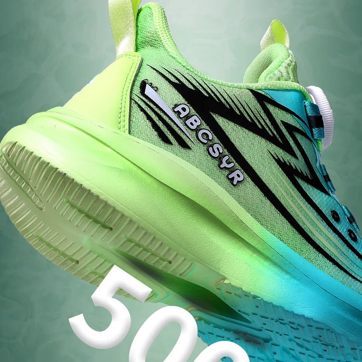 Children's Basketball Shoes Kids Sneakers Non-slip Boys Girls Basketball Boots Outdoor Ultralight Running Trainers Mesh Sneakers