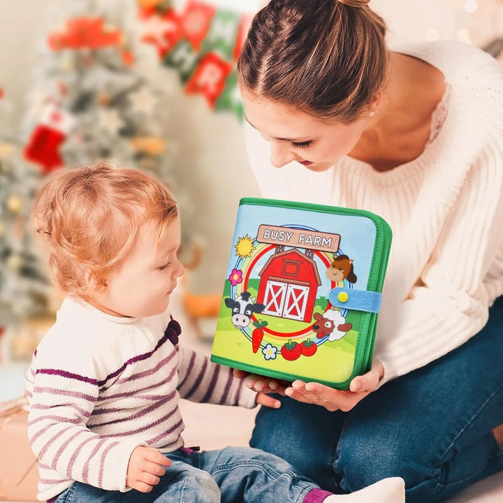 Baby Toy Soft 3D Cloth Book First Book Montessori Infant Early color Cognitive Educational Toys Learning Basic Life Skills Toys