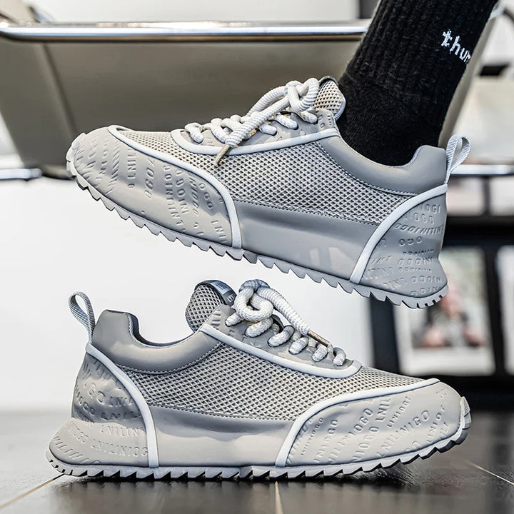 Men's Shoes - 2025 Summer New Style Anti-slip and Wear-resistant Sports Shoes with Breathable Mesh Surface and Casual Style