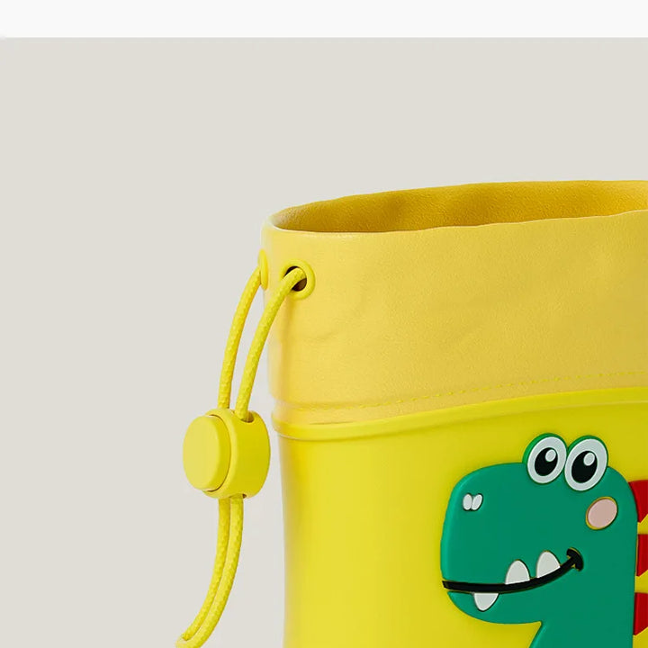 Kids Girl Boy Rain Boots Waterproof Toddler Rainboots Children's Shoes Rubber Boots Kids Baby Cartoon Dinosaur Water Shoes Boots