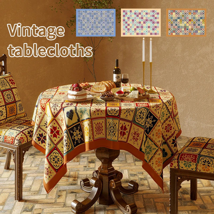 Dustproof Plaid Table Cloth Korean Tablecloth Simple Dining Desk Cover Rectangle Photo Background Cloth Living Room Decor 식탁보