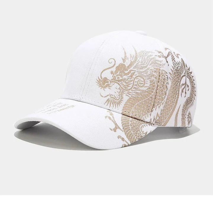 Chinese Style Dragon Pattern Baseball Hat For Men And Women, Versatile National Tide Cap, Hip Hop Hip Hop Skateboarding, Cool