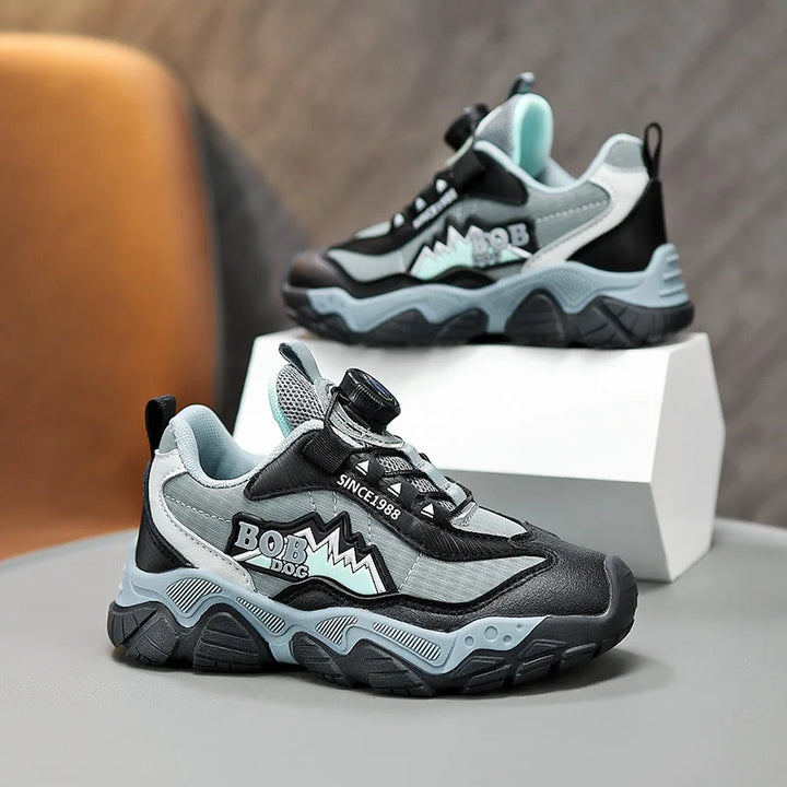 Original Knob Designer Sneakers Kids Trainers Platform Casual Sports Shoes For Boys Comfortable Breathable Children's Sneakers