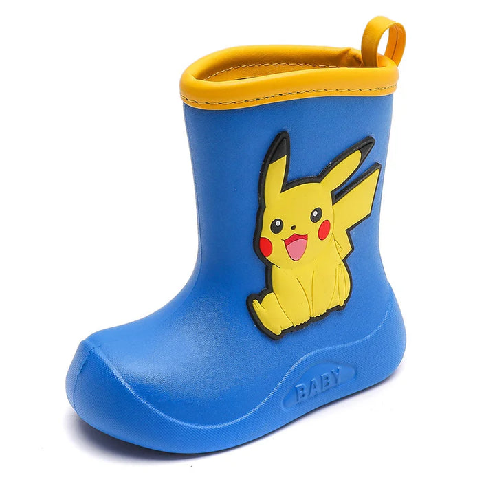 Pokemon Pikachu Pink Rubber Boots for Kids Waterproof Shoes Infant Rain Boots Girls Child Rain Boot Kid Baby Kids' Rainboots Boy
