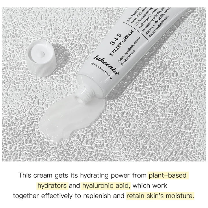 345 Relief Cream Comprehensive solution to skin problems Anti-sugar and antioxidant Brightening skin Improving acne marks Moistu