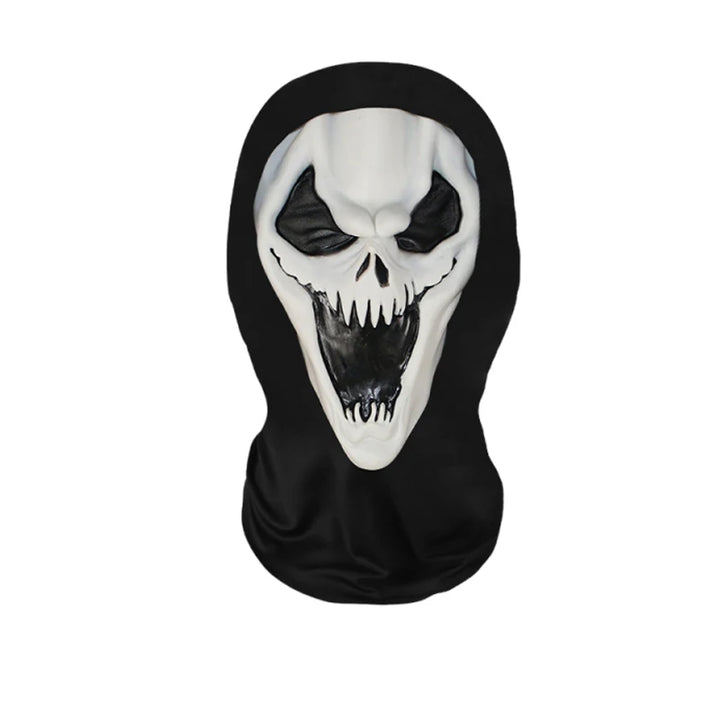Halloween Cosplay Headwear Fashion Hip Hop Hood Hat Headgear 3D Full Face Mask Elastic Mesh Celebrity Face Mask for Party