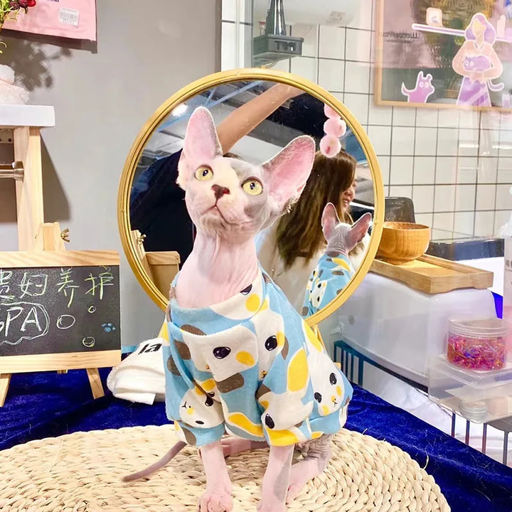 Chihuahua Dog Sweatshirt Puppy Cat Pullover Dogs Small Dog Hoodie Coat Winter Warm Pet Clothes for Bulldog