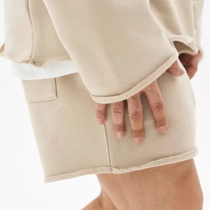 Men Shorts Casual Short Pants Ripped Cotton Gym Shorts Men Jogger Workout